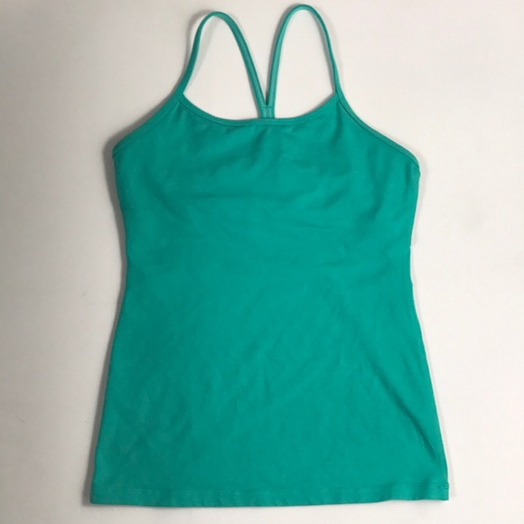 lululemon athletica Tops - Lululemon Power Y Tank Bali Breeze Athletic Tank
